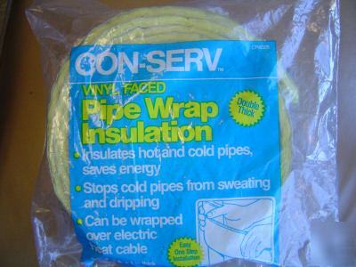 Con-serv pipe wrap insulation - sold in packs of 6