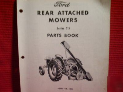 Ford sickle bar mower parts manual dealer original 
