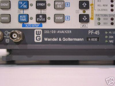(W487)wandel & golterman pf-45/DS3/DS1 analyzer