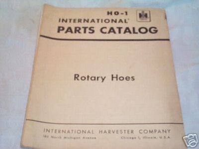 1964 international harvester ho-1 rotary hoes catalog