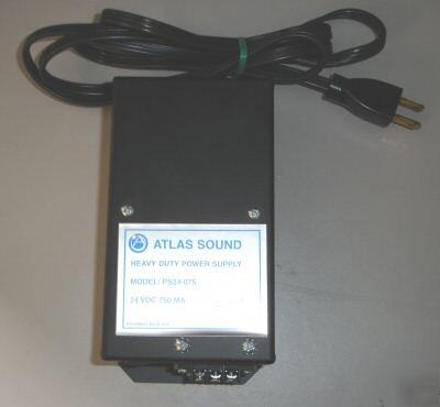 Atlas sound heavy duty power supply PS24-075