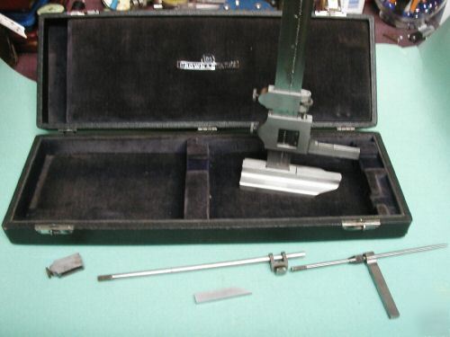 Brown & sharpe height gage w/depth attachment more