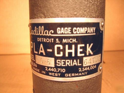 Cadillac height gauge pla-chek hg-6 gage