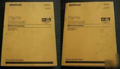 Cat caterpillar M315 excavator parts manual catalog 315
