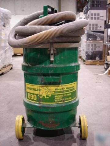 Green lee 690 blower and vacuum fishtape system