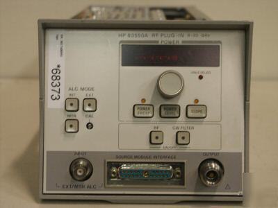 Hp 83550A sweep oscillator rf plug-in 8 to 20GHZ