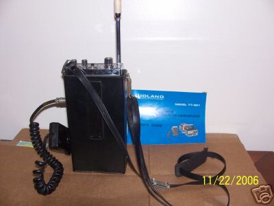 Midland portable cb radio with shoulder strap