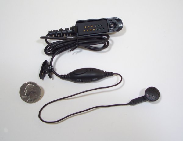 New motorola ear mic ptt/vox radio earphone GP328 HT750