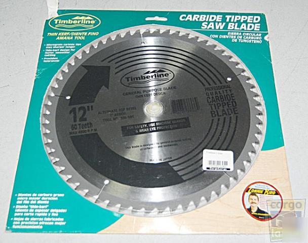 New timberline 300-600 carbide tipped saw blade - 