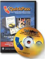 Quickpass cd-rom for the general building examination