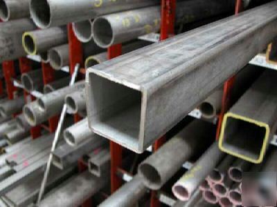 Stainless steel sq tube mill finish 13/4X13/4X.083X36