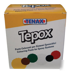 Tenax tepox epoxy glue color -- 2 oz red