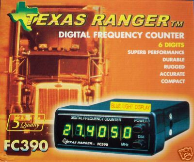 Texas ranger 6 digit cb radio frequency counter.