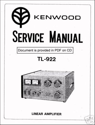 Trio kenwood tl-922 TL922 instruction service manual