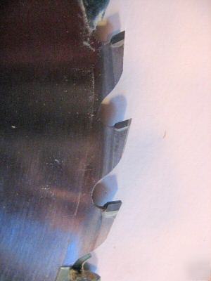 Two 14 inch carbide table saw blades 