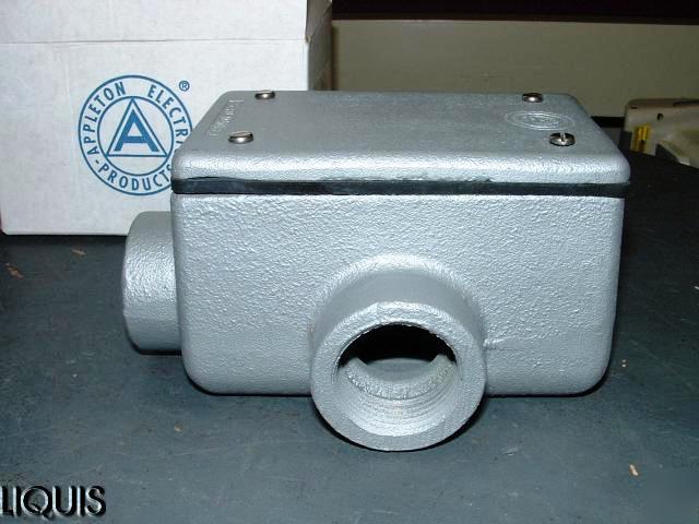 Appleton fdt-1-100 cast device box for metal conduit