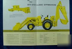 Dynahoe hy-dynamic backhoe loader brochure