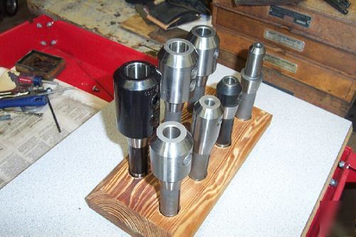 End mill holder set, only 1 has been used,,,nice set,,,