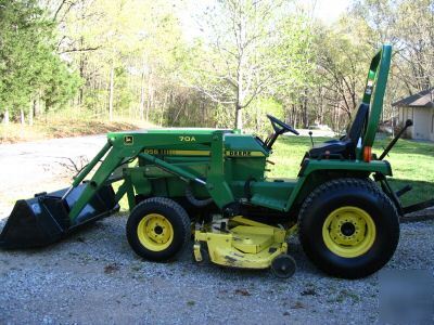 John deere 855 tractor with loader and 60