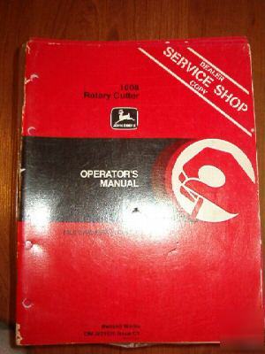 John deere operators manual 1008 rotary cutter