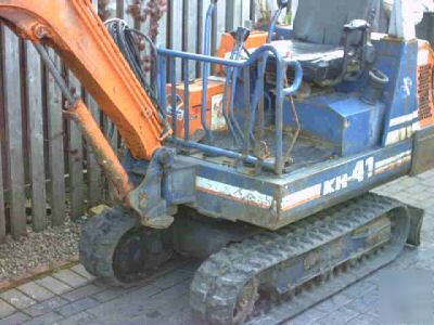 Kubota kh 41 1.5 ton mini digger excavator, longest arm