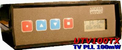 New tv pll 0.1W video sender vhf & uhf pal/ntsc/secam 