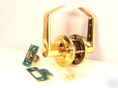 New ultra brass heavy duty passage lever handle lockset