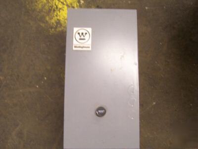 New westinghouse size 3 starter type 1 enclosure 25 hp, 