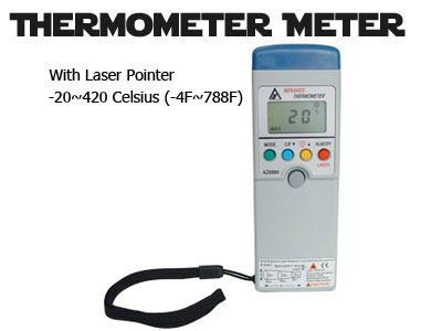 New infrared measure thermometer meter with data memory