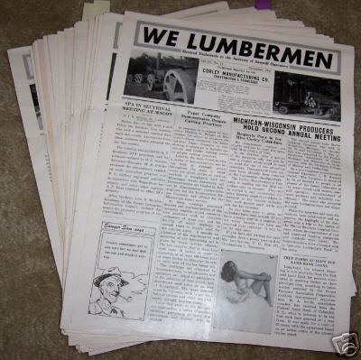 (34) we lumbermen magazines - sawmill forestry lumber