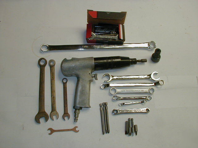 Cleco apex driver screw gun & snap-on wrench tool kit