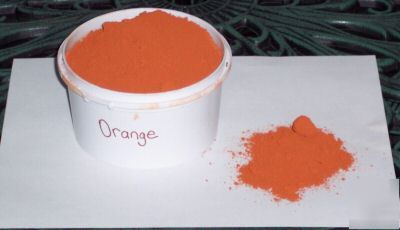 Concrete color pigment - orange 12 lb pail