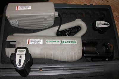 Greenlee gator 2520 battery h-tap hydraulic crimper