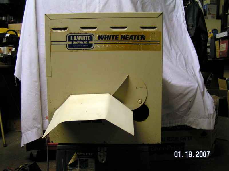 L. b. white co. propane shop / garage/ const. heater