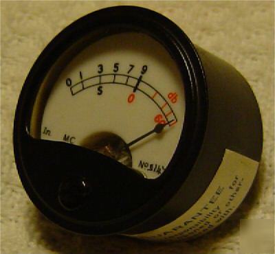 Moving coil s meter, valve vintage amateur ham radio 