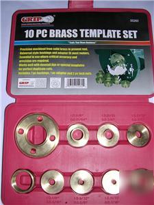 New 10 pc brass bushing set routers porter cable 