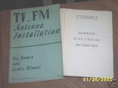Old electrical/tv/radio books