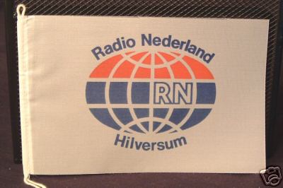 Radio nederland (hilversum) listener nylon logo flag