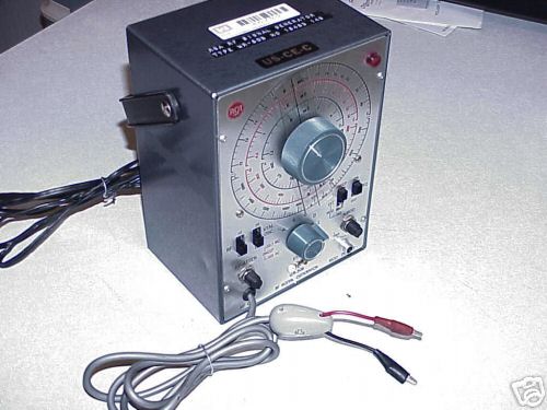 Rca type wr-50B rf signal generator 100KC to 40 mc