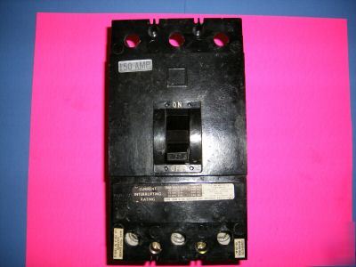 Square d circuit breaker kal 36150 3 pole 150 amp 600 v