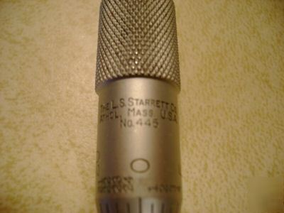 Starrett #445 0-9 depth mic with 4 in. base - 