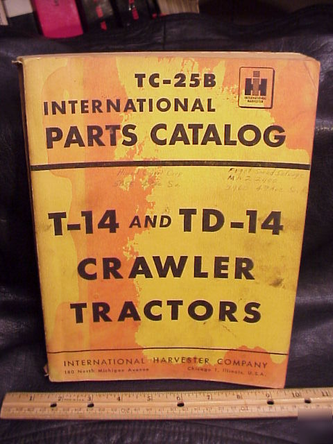 1948 international t-14 & td-14 crawler tractor manual