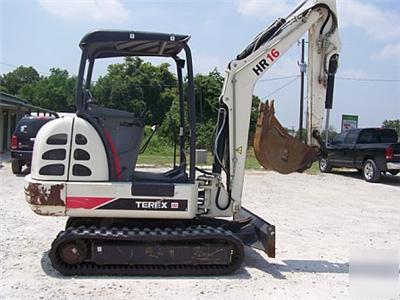 2005 terex HR16 mini excavator