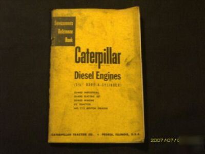 Cat caterpillar 4 cylinder diesel engine service manual