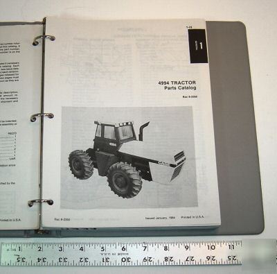Case parts book - 4994 tractor - 1984
