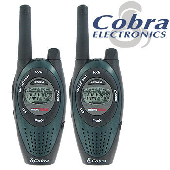 Cobra 10 mile range 2-way weather radio - walkie talkie