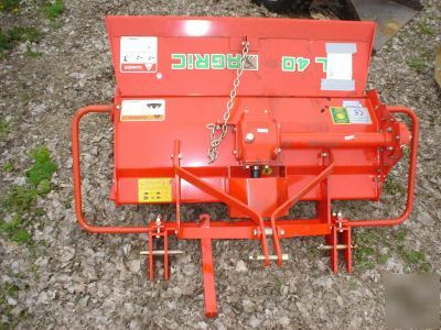 Like new agric al-40-c rotary tiller 3 pt. tractor