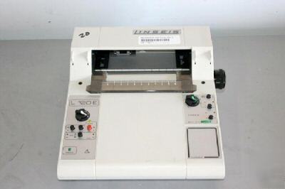 Linseis flatbed recorder physiologic L120E
