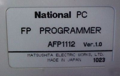 National pc fp programmer AFP1112 (0112)