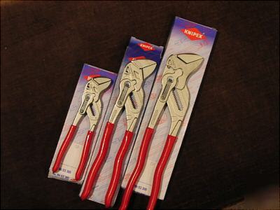 New 3 pc knipex plier wrench set 7, 10